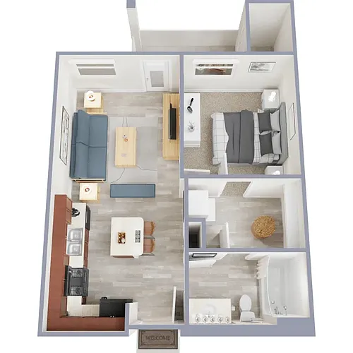 Floor plan 1/1 Twain