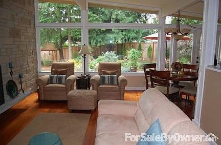 Dining Room
						:
						French doors access patio. Perfect for table for six and buffet.