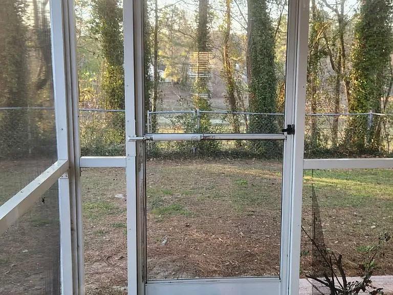 Overlooks lake