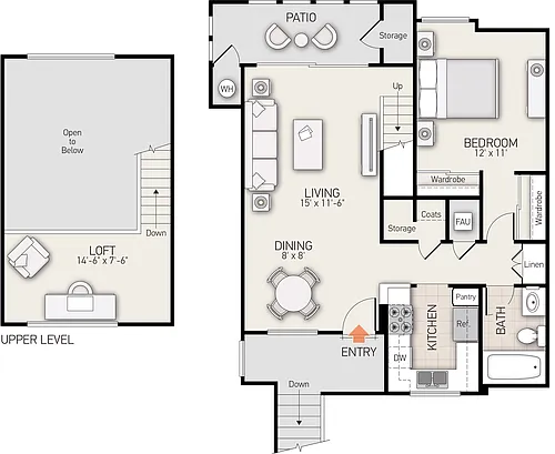 Floor plan Plan E
