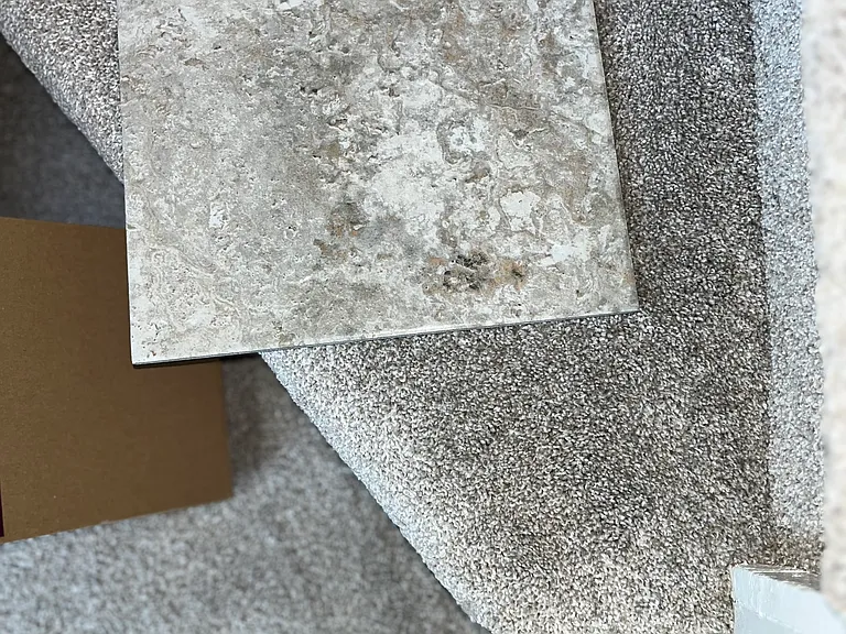 Tils and carpet used