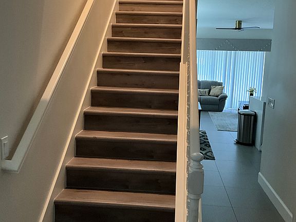 Stairs to second level