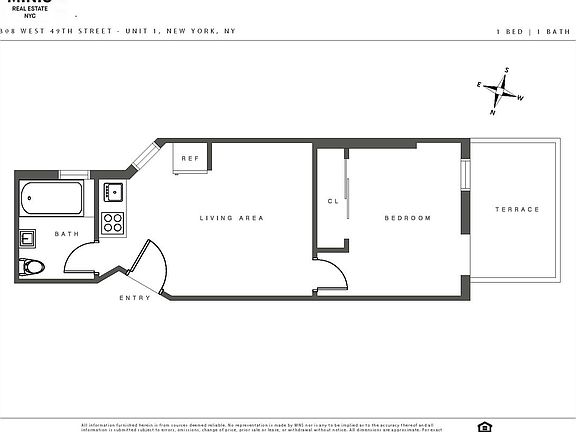 2nd image of 308 W 49th St #B1