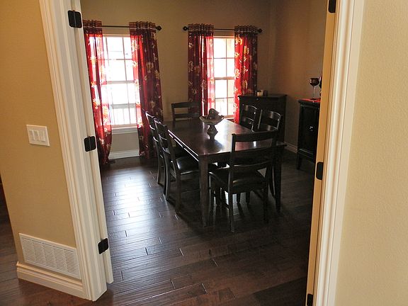 Dining room/ office with french doors