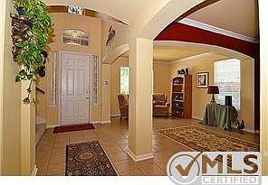 Foyer with arches