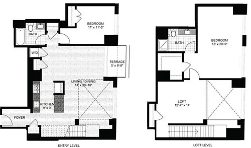 Floor plan 2 Bedrooms Z