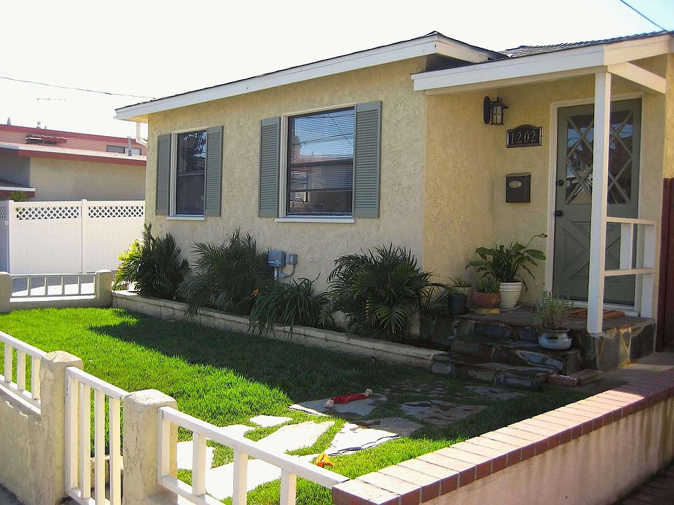 Fenced in front yard