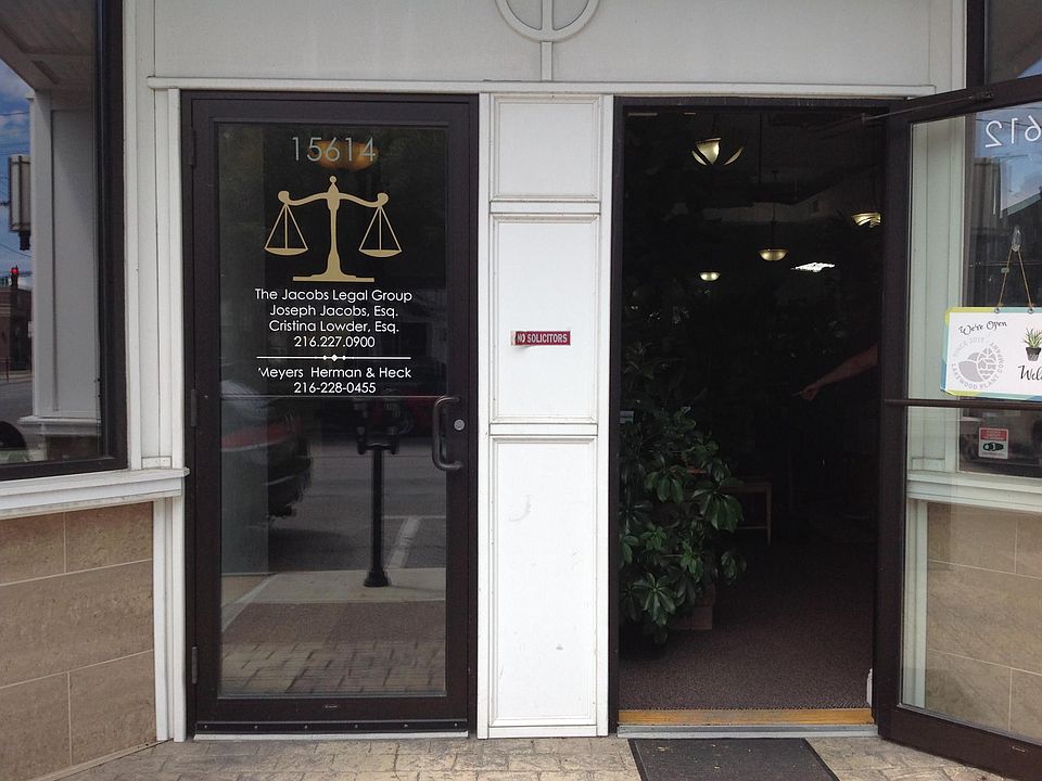entrance to office area on Detroit Ave