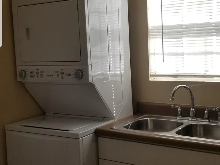 stacked washer and dryer