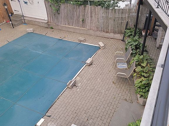 Pool just shut down & covered