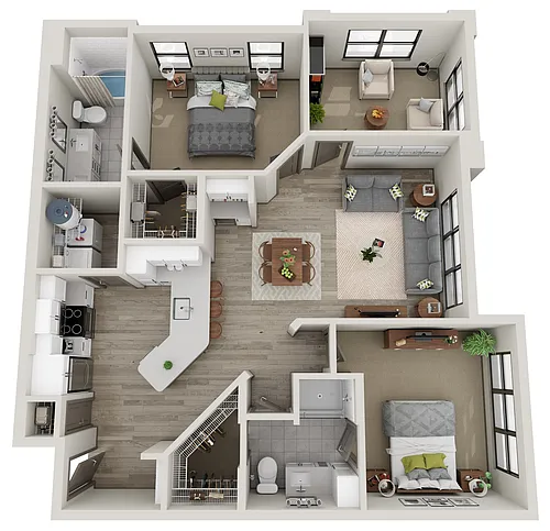 Floor plan B2-ALT SUNROOM