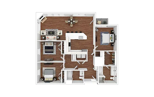 Floor plan Turquoise - Renovated