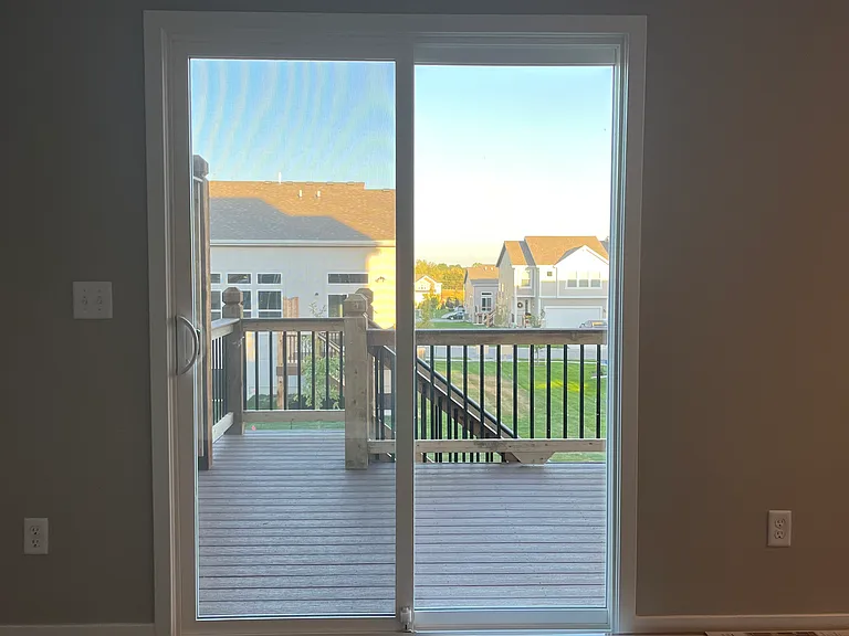Dining leading to patio