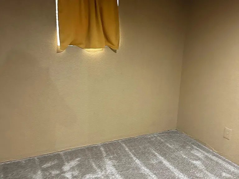 New carpet in the bedroom