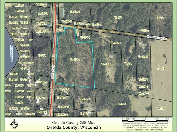 On Lighthouse Lodge Rd, Three Lakes, WI 54562