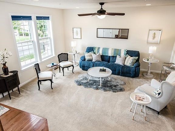 Spacious and bright 19x16 living room.  Natural light adorns this expansive space, even on a rainy day.
