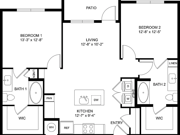 B1 floor plan Ascend at Forum
