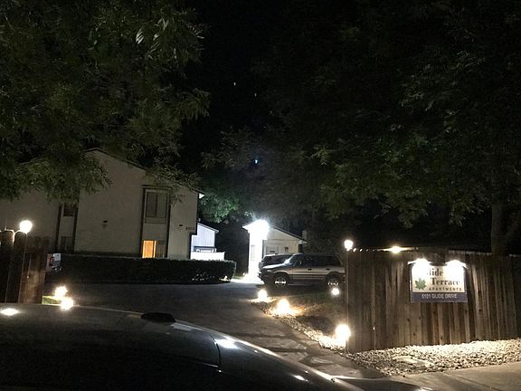 Glide Terrace In Night