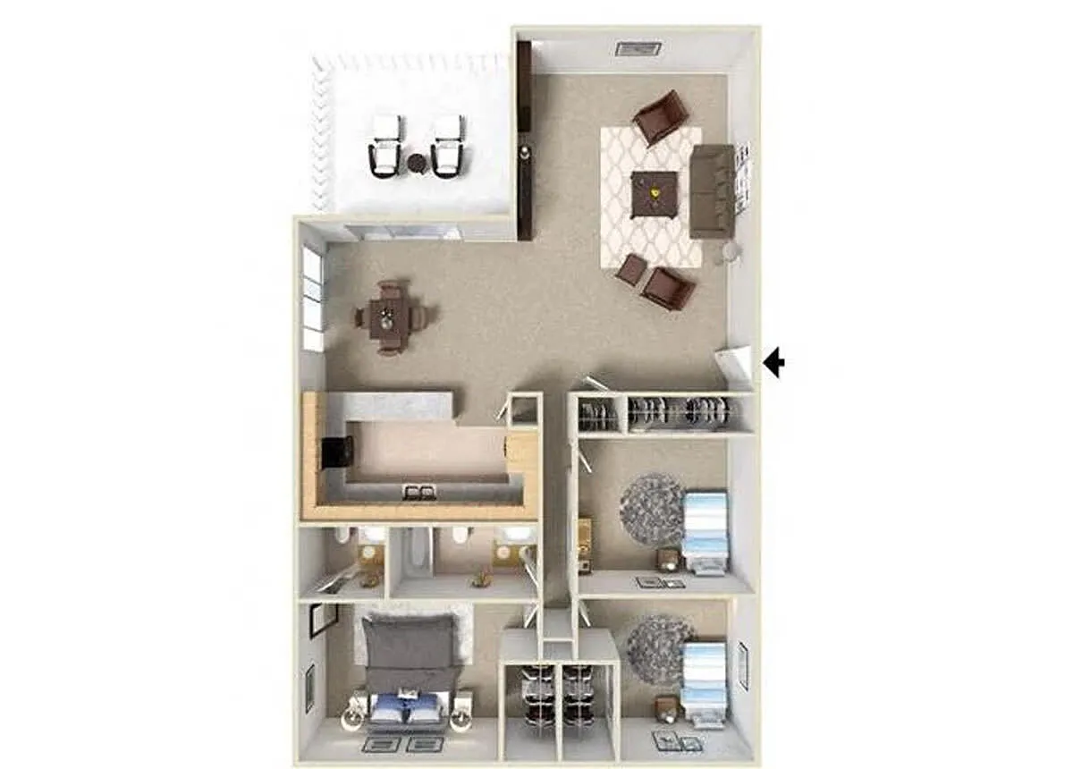 Floor plan The Santa Fe