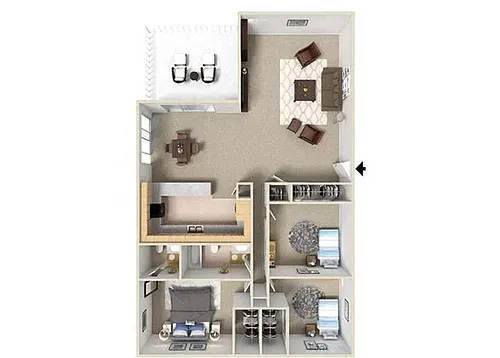 Floor plan The Santa Fe