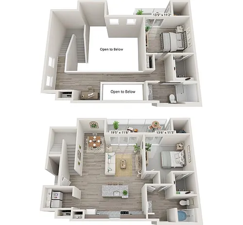 Floor plan Executive Loft