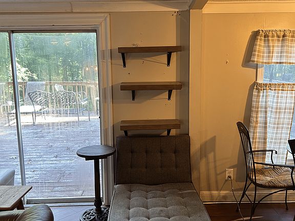 living area from front entrance
