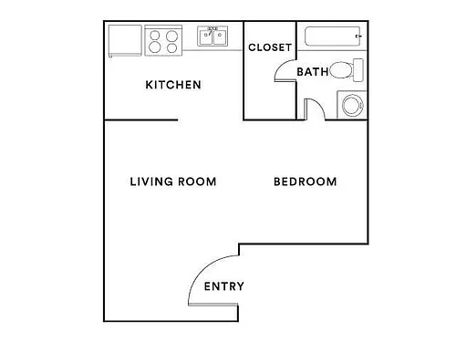 Floor plan Studio
