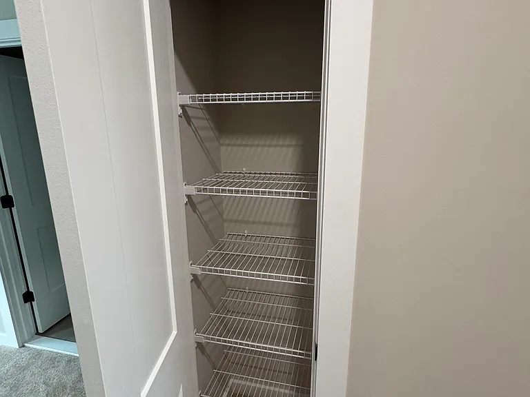 Linen Closet in Hallway