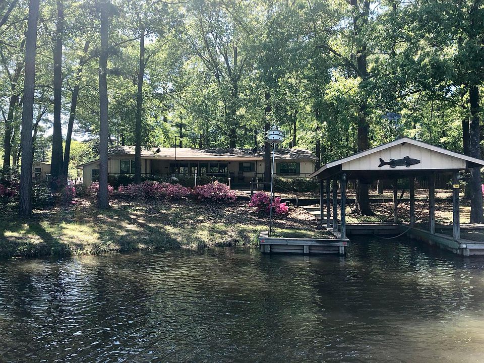 View from the lake. The house has been painted since this pi