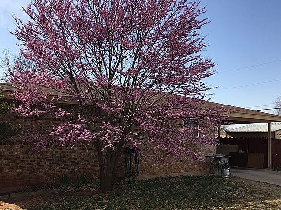 Carport in back.