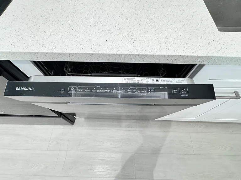 Recently remodeled kitchen, with new stainless steel, Whirlpool and Samsung appliances