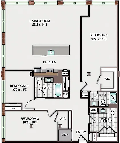 Floor plan C1