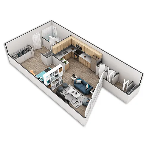 Floor plan Aster Platinum