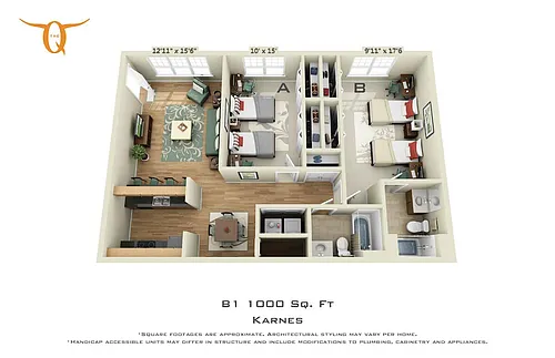 Floor plan B1
