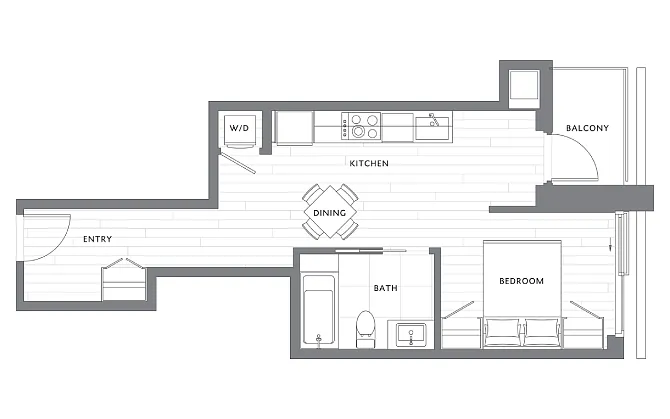 Floor plan Studio S1