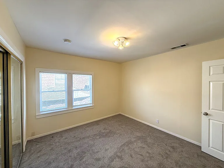East-facing windows in the center bedroom