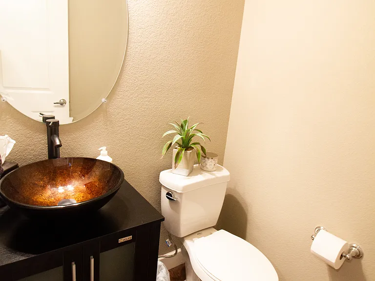 Half bath on main floor