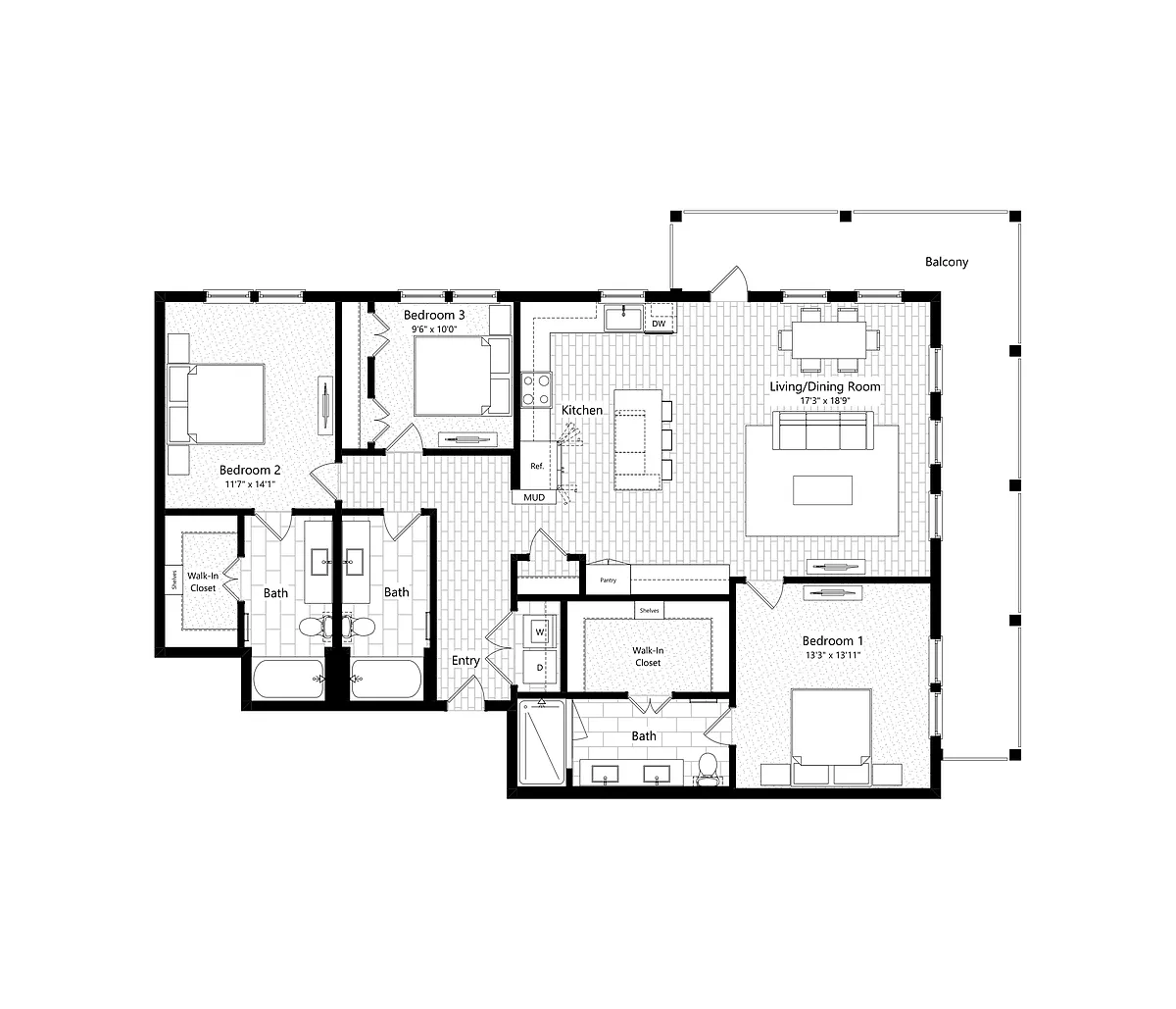 Floor plan C1
