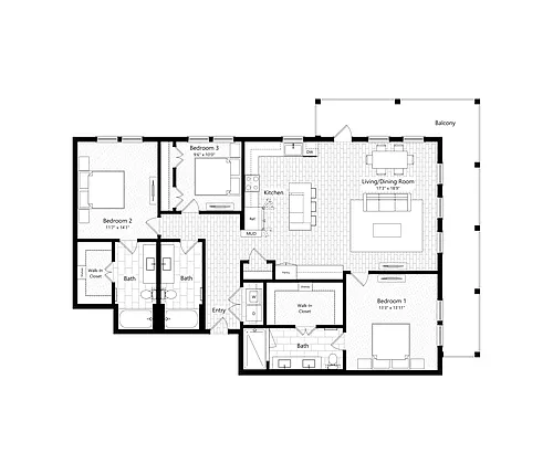 Floor plan C1