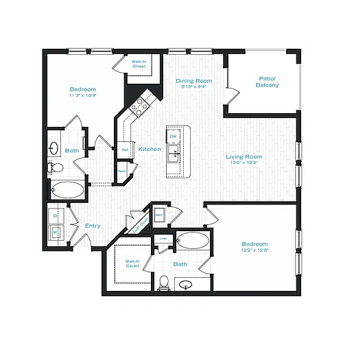 Floor plan B3