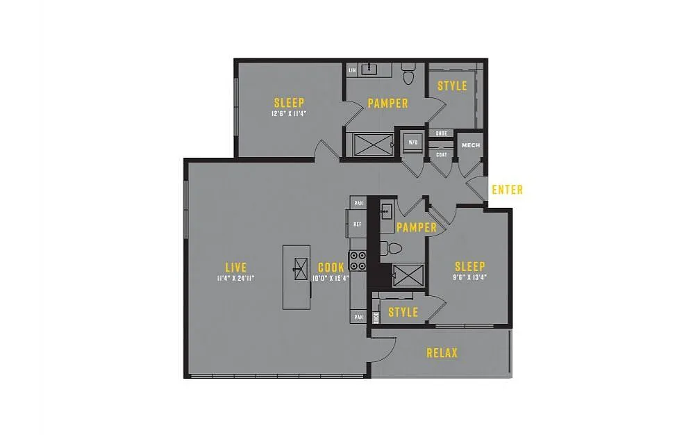 Floor plan PH6
