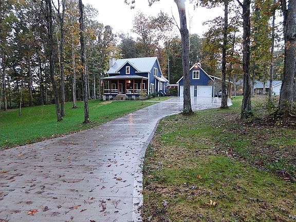 Home with detached garage