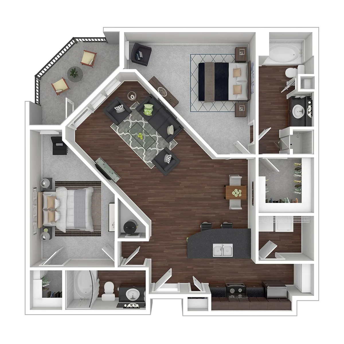Floor plan B2