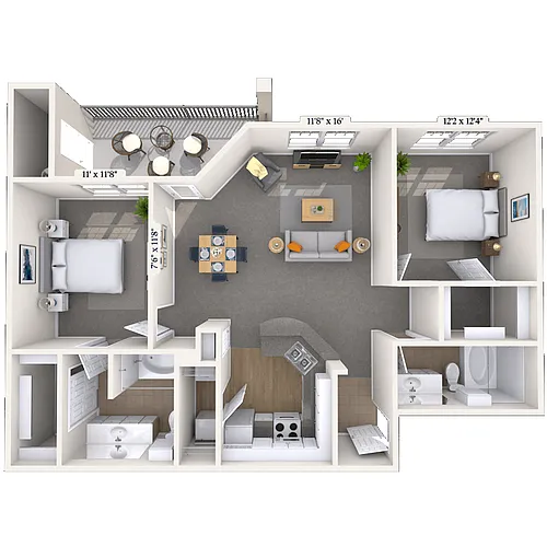 Floor plan Houston