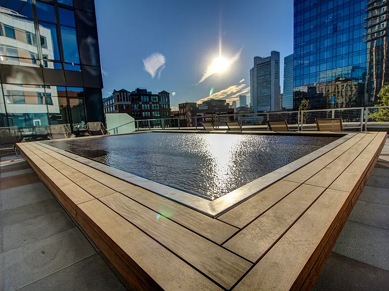 Terrace with Water Feature