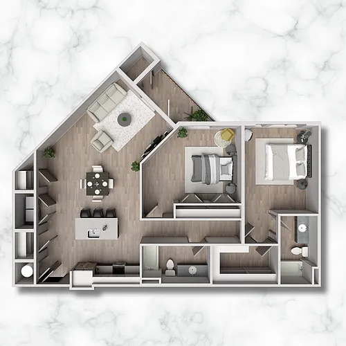 Floor plan 2AX