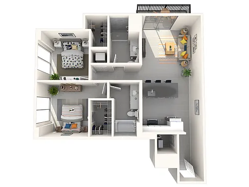 Floor plan BS2 - South Residence