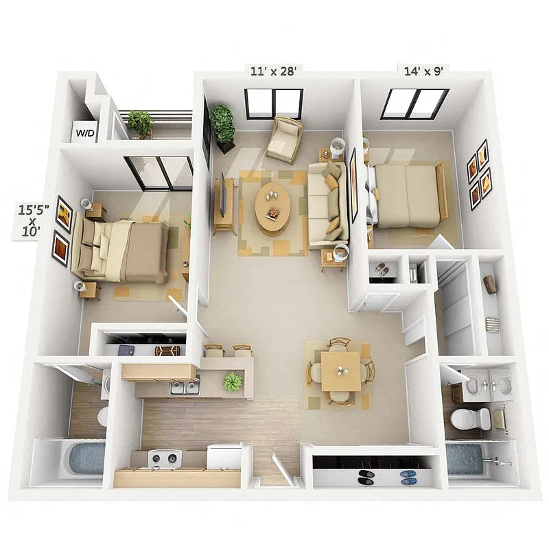 Floor plan B1