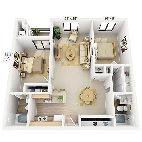 Floor plan B1