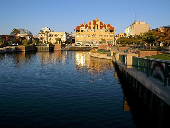 Near downtown Stockton waterfront